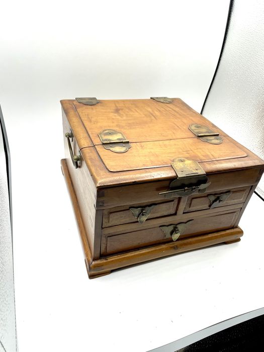 Caixa de toucador antiga asiatica chinesa oriental