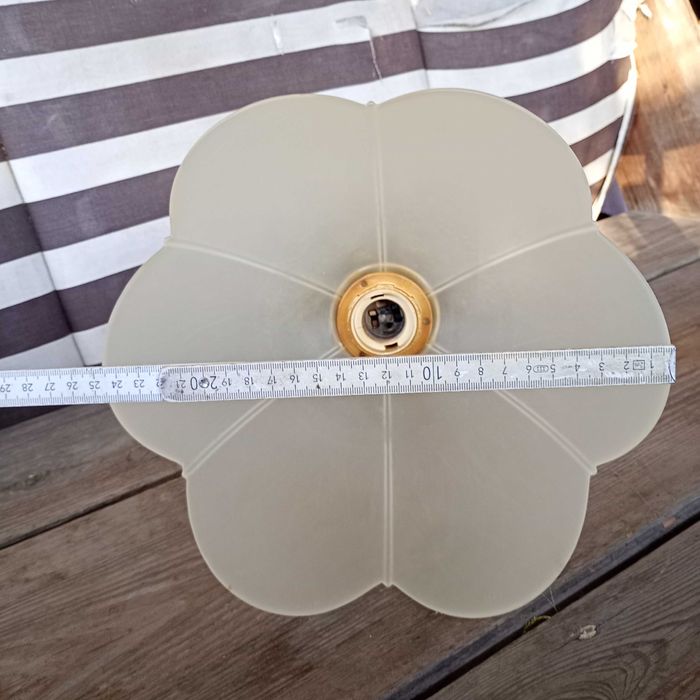 Lampa sufitowa, szklany klosz