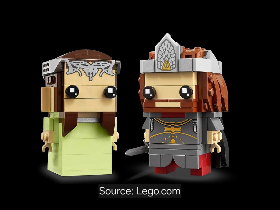 ENVIO GRATIS-LEGO 40632 Aragorn & Arwen (BrickHeadz)