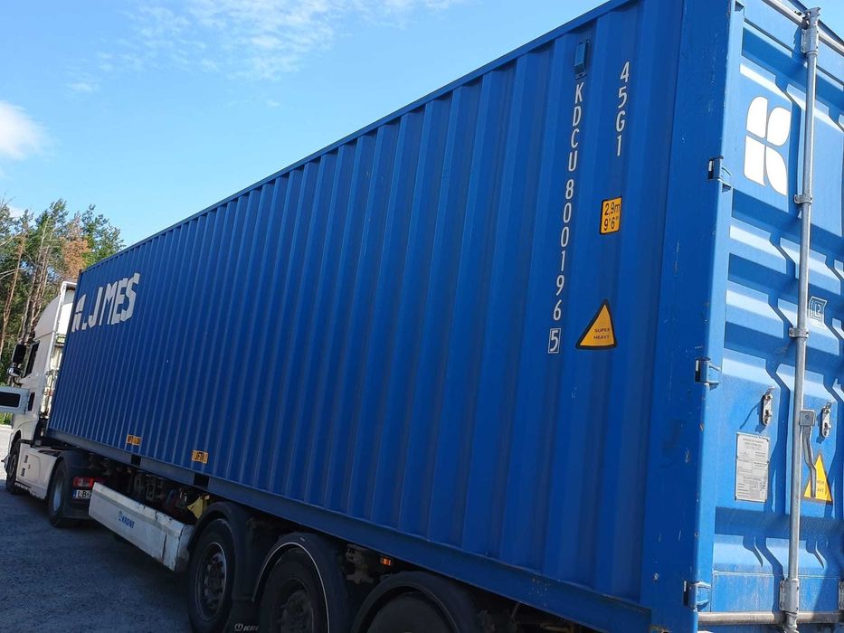 Kontener morski magazynowy 40 HC 12 metrowy, 2022 r.! Świetny stan!