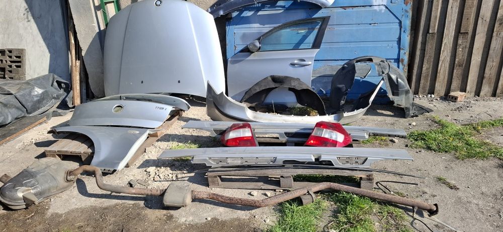 Bmw e87 maska drzwi klapa błotnik lampy listwy progowe w kolorze titansilber metallic 354/7