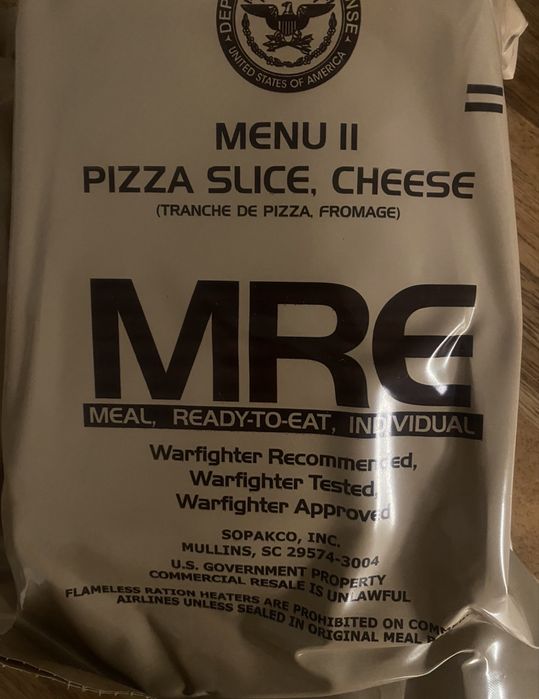 MRE trekking racja żywnościowa losowe menu 18sztuk