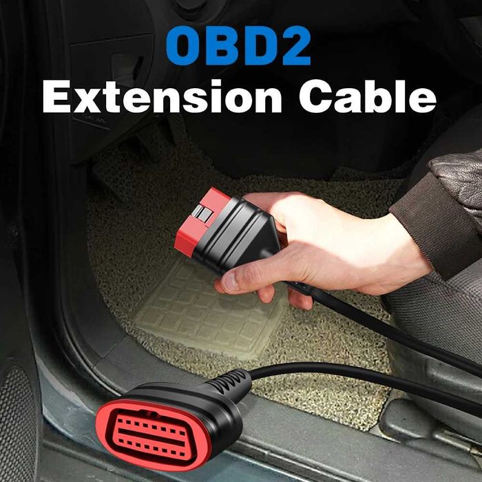 Подовжувач OBD2 Thinkcar 60 см кабель ELM327 удлинитель Thinkdiag