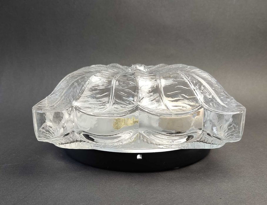 Zestaw dwóch plafonów - wzór kwiat - lata 70 , stan bdb