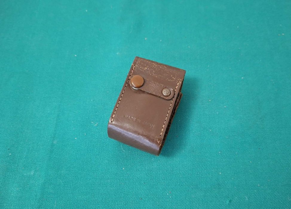 Bolsa vintage em couro, para rolo fotográfico - Japan