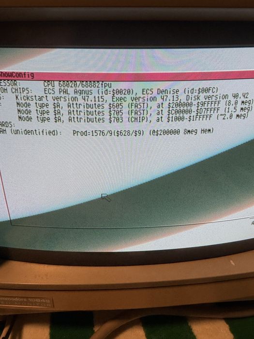 Amiga 600 Furia 68020, 2 MB Chip