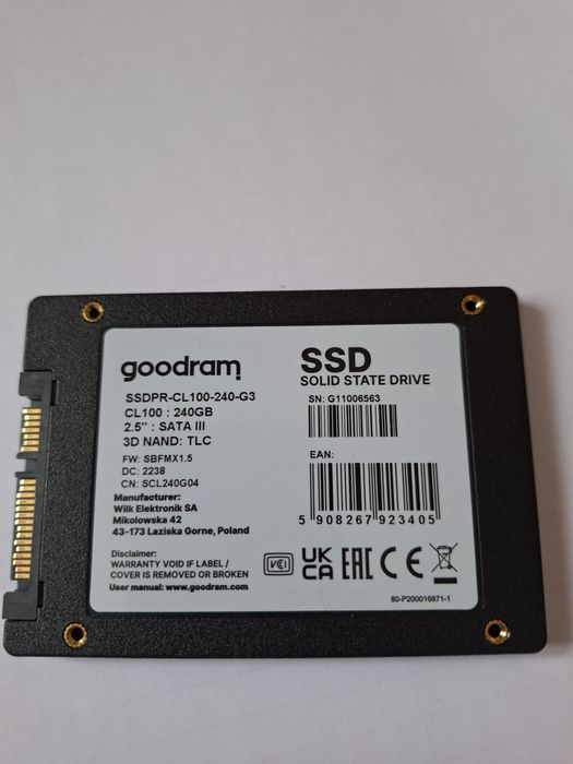 ssd 240Gb Goodram