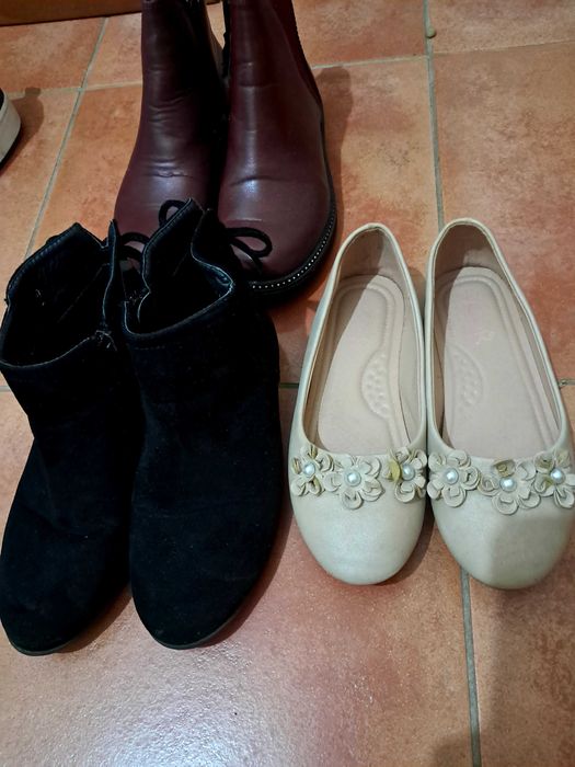 Botas menina como novas