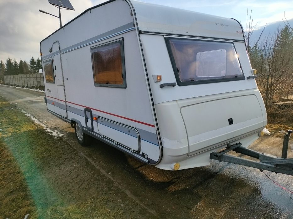 Przyczepa kempingowa BURSTNER AMARA sucha zadbana gotowa do jazdy