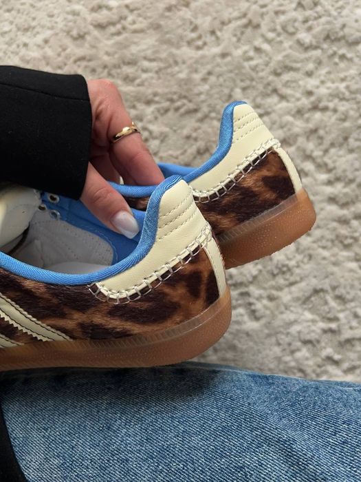 Adidas Samba x Wales Bonner Leopard Pony Hair Жіночі Кросівки Адідас