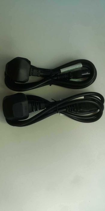 NOWE 2x Powercord UK Kabel zasilający wtyczka brytyjska bezpiecznik PC