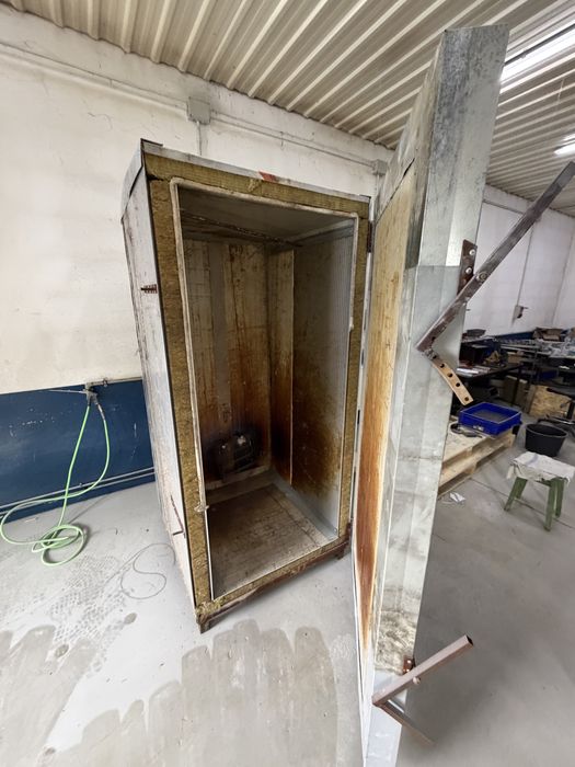 Piec do farby proszkowej - polimeryzacji