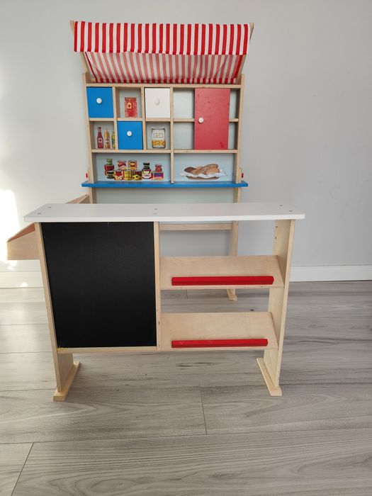 Sklep drewniany do zabawy dla dzieci