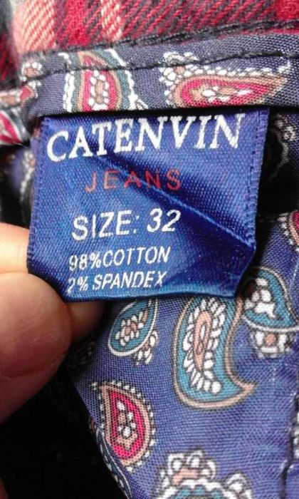 spodnie granatowe męskie nogawka prosta M