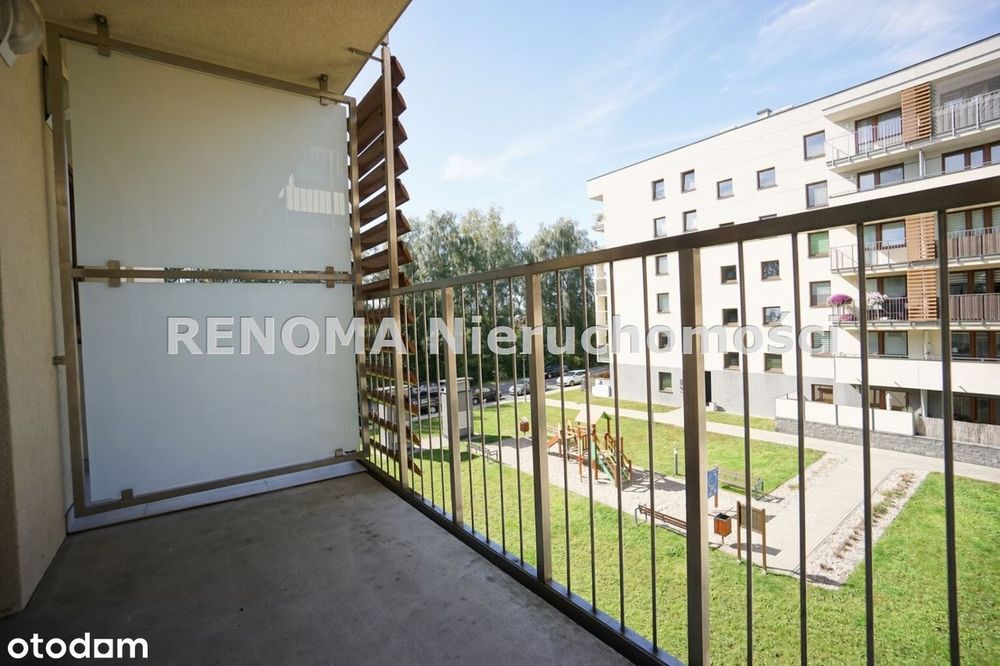 3 pokoje, 68,5m2 , balkon 15 m² z widokiem na las