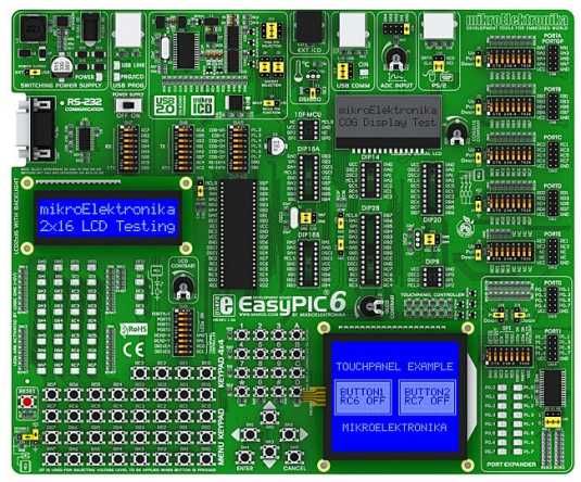 EasyPIC 6 Development System, TMIK003, Microchip