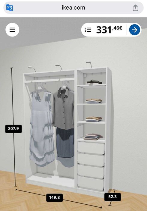 IKEA PAX Roupeiro // IKEA PAX wardrobe