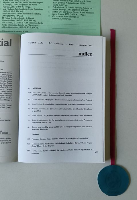 Análise social n.º 192