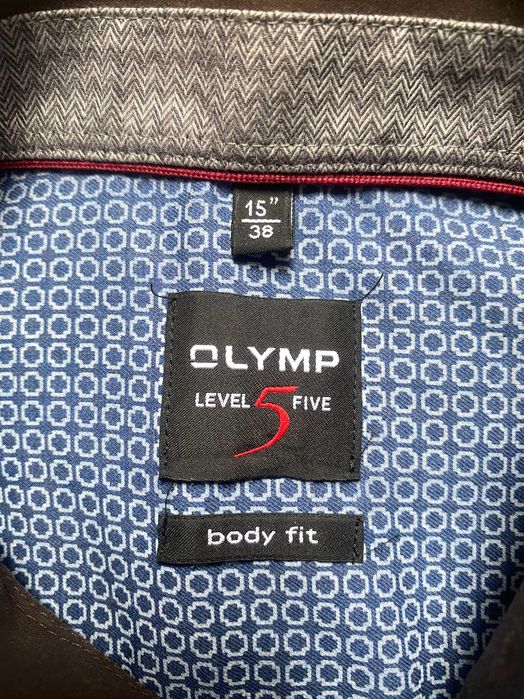 Koszula Męska z kołnierzem OLYMP Body Fit Slim Fit Casual Elegancka