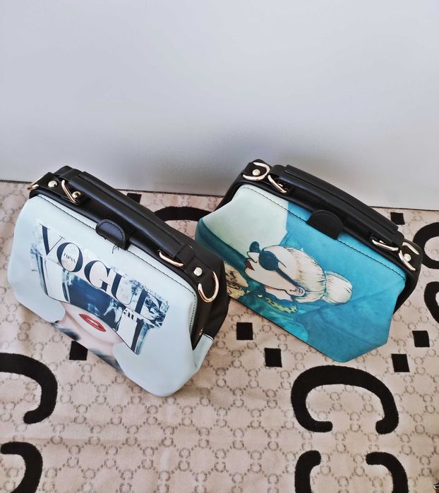 PROMOCJA!! Piękna torba damska kuferek VOGUE!! Biały. PREMIUM. Nowe.