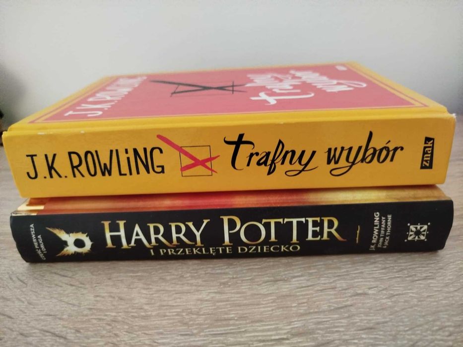 Książki J.K. Rowling 2szt. Harry potter oraz Trafny wybór