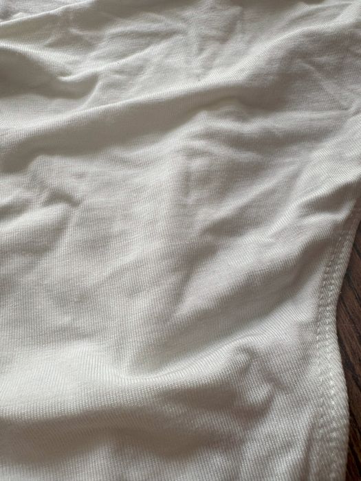 Białe body, wycięte, bez rękawów, na ramiączkach, S, 36