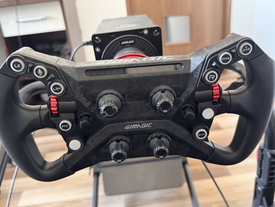 Zestaw kierownica Simagic GT Neo + Pedały P500 +kokpit gt lite pro – stan idealny, komplet