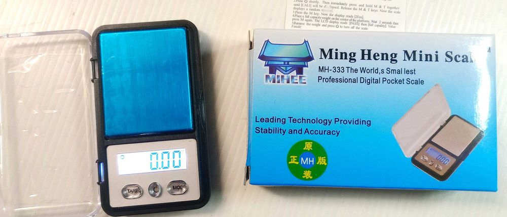 Micro balança digital de bolso 0.01 - 200 gramas