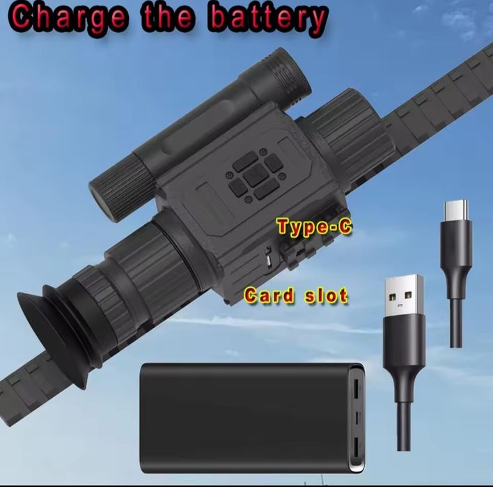 Цифровой прицел ночного видения, Megaorei M6, день-ніч.