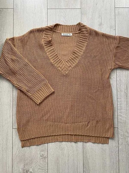 Beżowy sweter, Stradivarius, S (36)