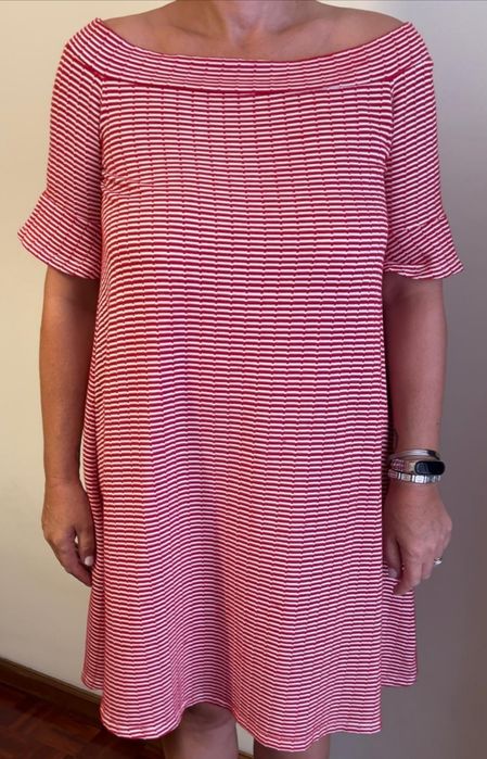 Vestido midi vermelho