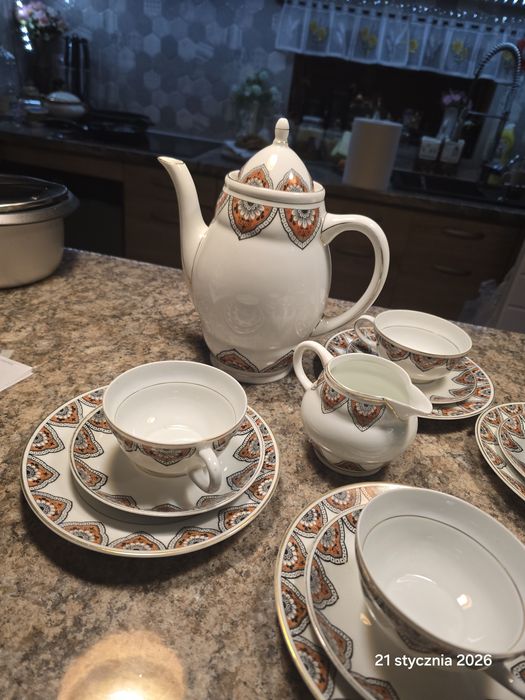 Zestaw  śliczny kawa cherbata