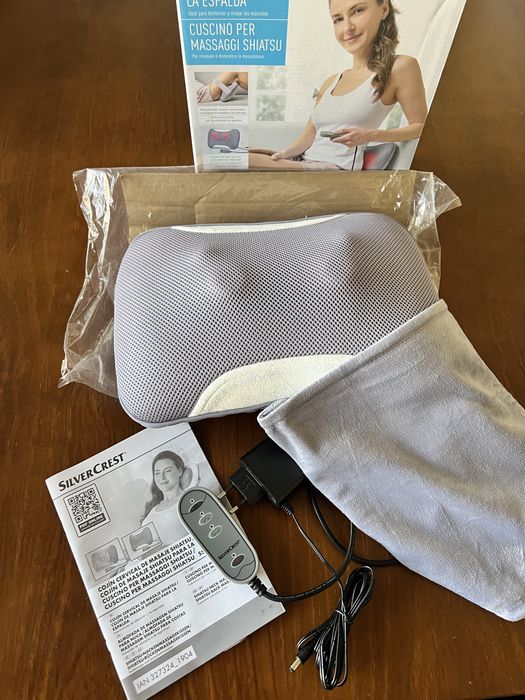 Almofada de massagem shiatsu nova