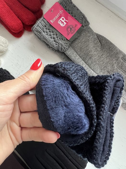 Рукавиці зимові жіночі утеплені нові 150 розмір у всіх універсал