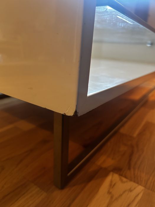 Natuzzi modernistyczny stolik kawowy