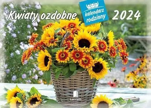 Kalendarz 2024 Rodzinny Kwiaty ozdobne. Lucrum