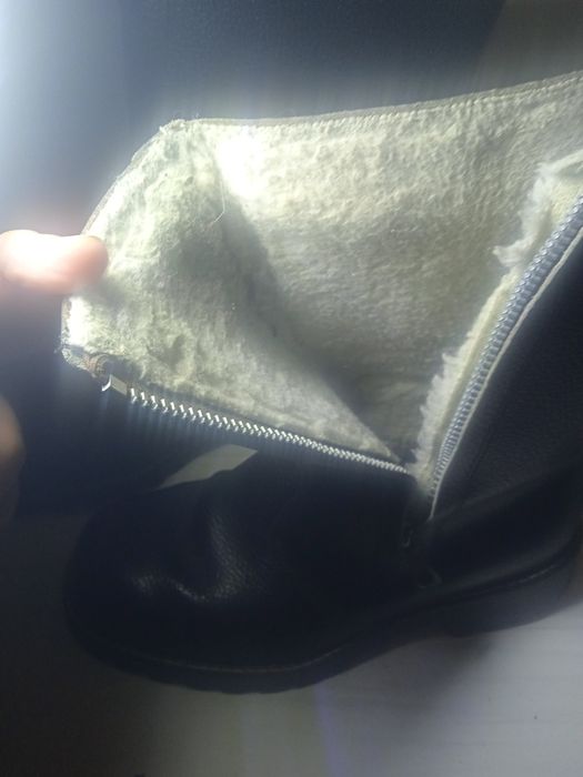 Мужские зимние кожаные сапоги Alpin military Розмер39, стелька 25,5см