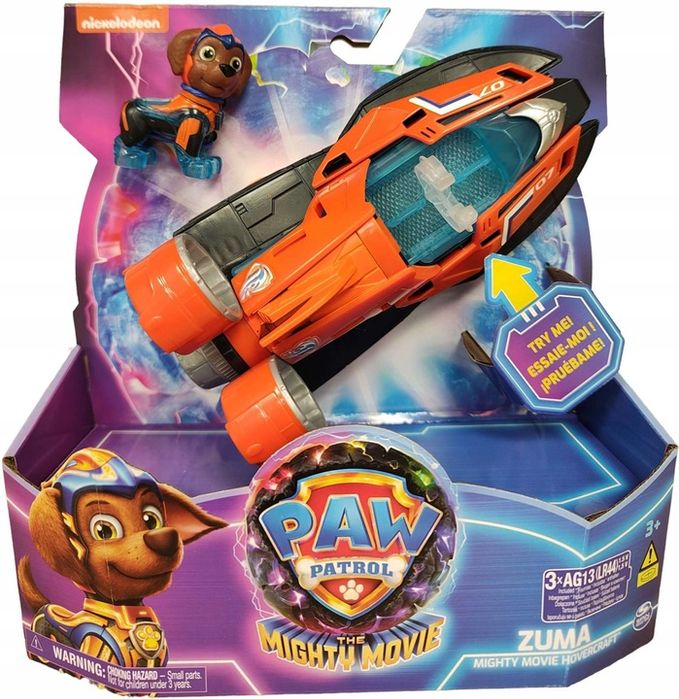 Psi Patrol Zuma Pojazd Poduszkowiec The Mighty Movie Wielki Film Św. I