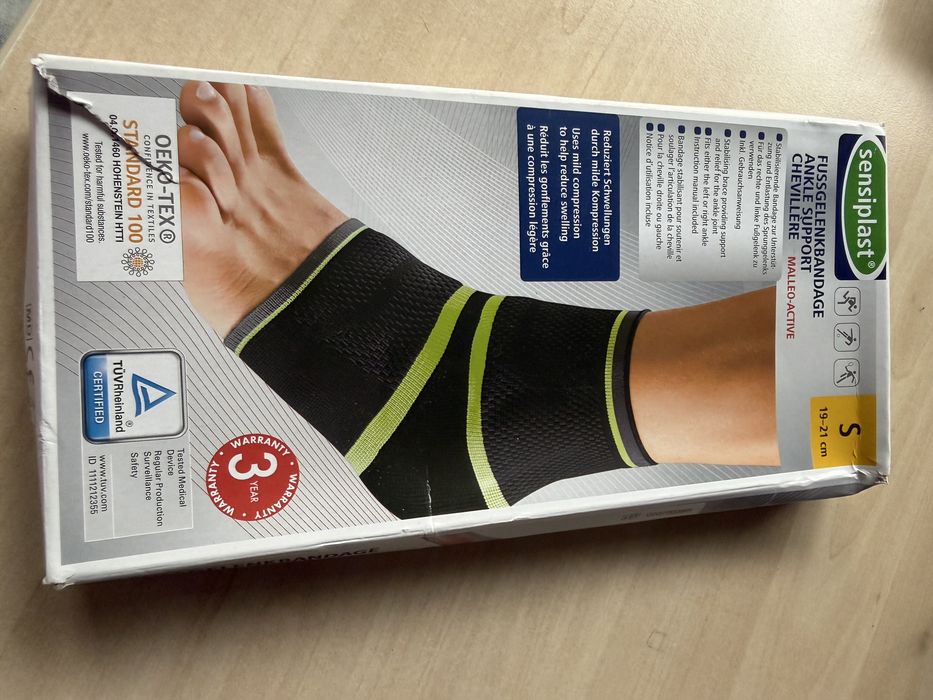 Opaska na staw skokowy  Malleo - Active rozm. S 19-21 cm