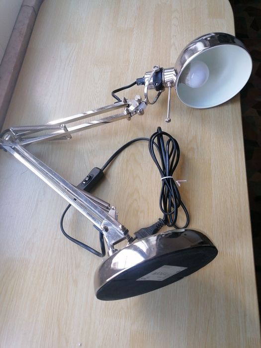 Candeeiro secretária metal IKEA