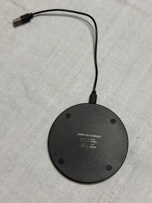 Carregador Sem Fios Fast Charger Preto