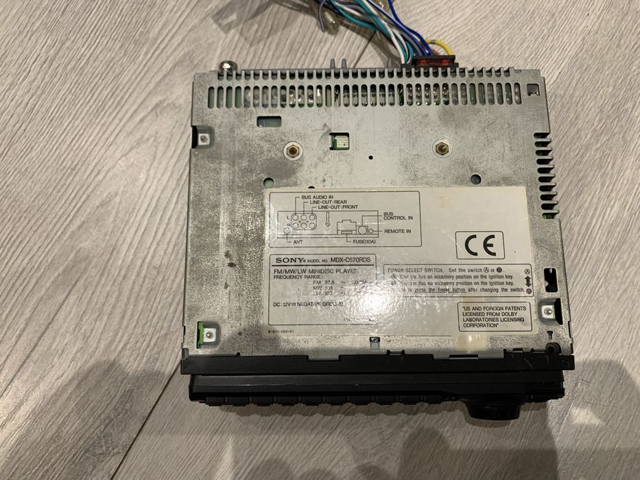 Radio samochodowe minidisc Sony MDX-C670RDS
