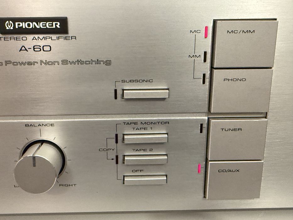 Vendo Amplificador Pioneer A-60 RARO 2x100W