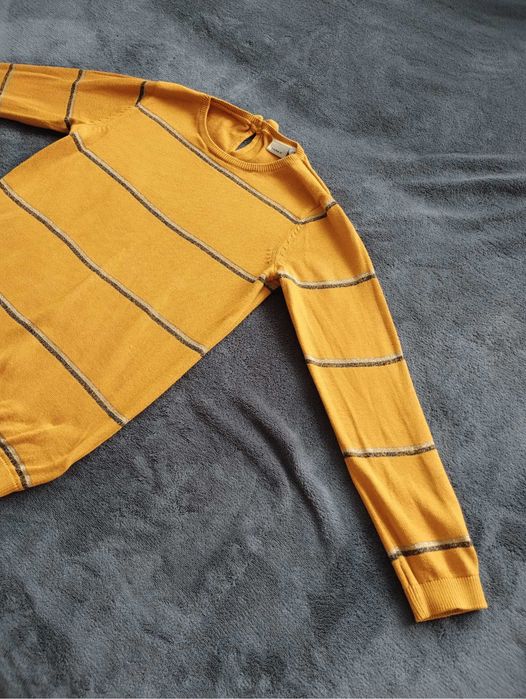 Uroczy, cienki, sweterek, długim rękawem, name it, roz. 122-128 cm