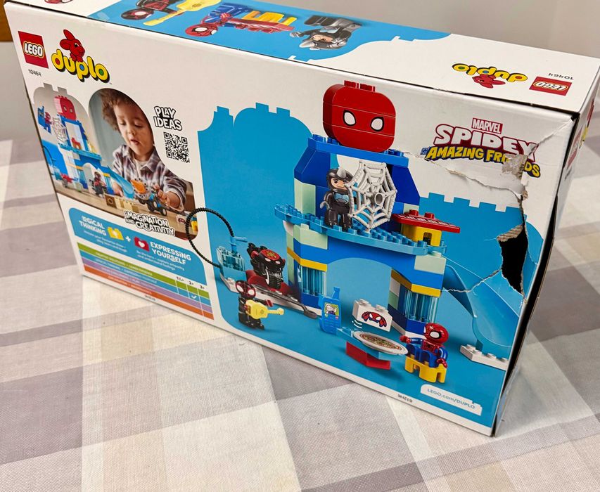 LEGO DUPLO 10464 Base Aranha Spidey – Novo e lacrado