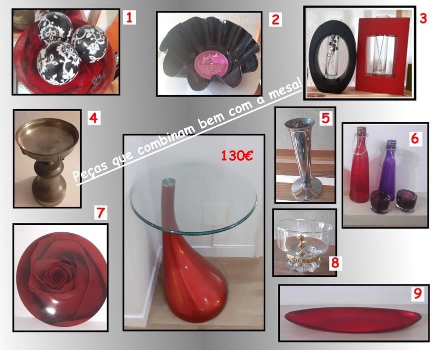 A Mesa já vendi, e peças que combinam bem