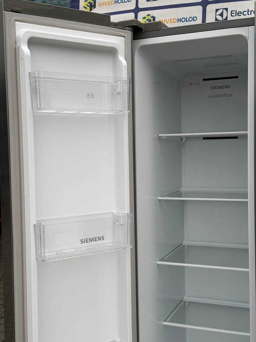 Холодильник б/в Siemens Розмір: 180/90/70 Металік No Frost #07480