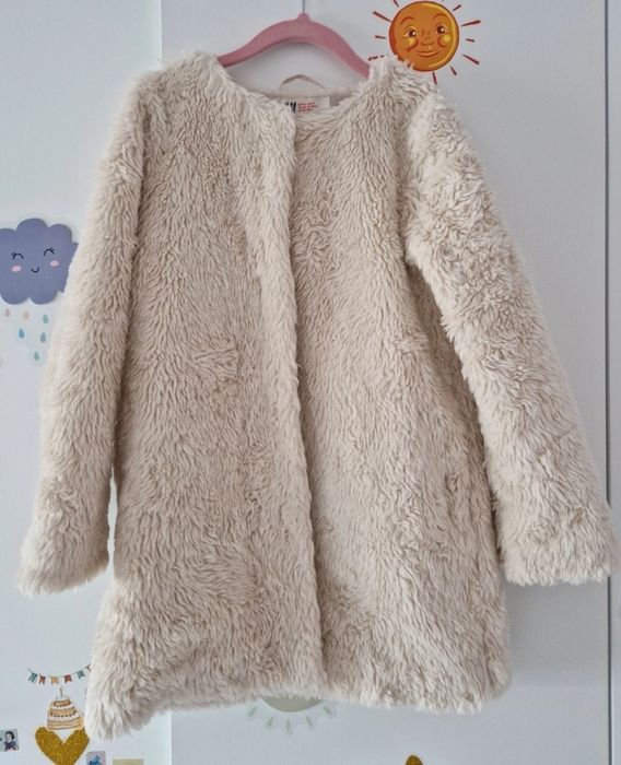 Płaszczyk dziewczęcy misio H&M r 122