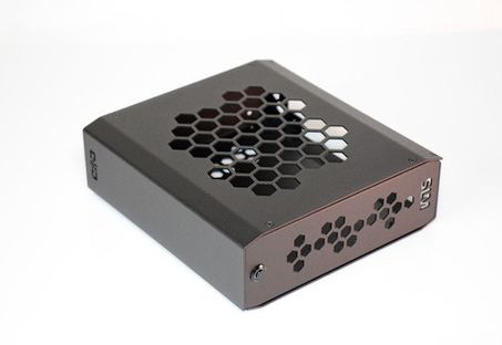 Корпус mini ITX Custom MOD 2.1l БП HD Plex GaN 250w