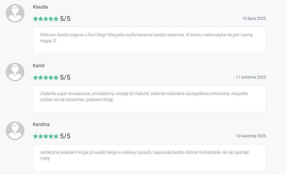 Korepetycje matematyka Online OSTATNIE TERMINY 2026